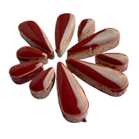 Ceramic Teardrops Merlot