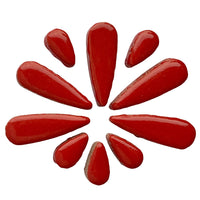 Ceramic Teardrops Red