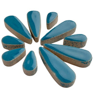 Ceramic Teardrops Blue