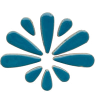 Ceramic Teardrops Blue