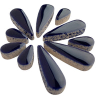 Ceramic Teardrops Indigo