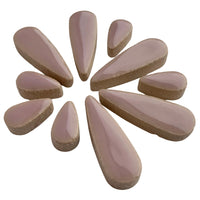 Ceramic Teardrops Lilac