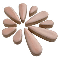 Ceramic Teardrops Pale Pink