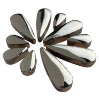 Ceramic Teardrops Silver