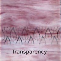 Glasplatte Malvenfarben Nebel