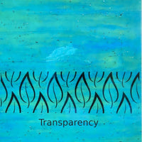 Glasplaat Cyaan Iriserend