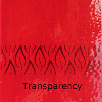 Glasplatte Helle Kirsche Gehämmert