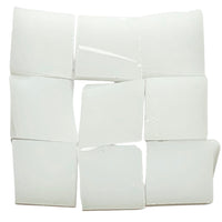 Glacier Tiffany Glass Mosaic 10mm White