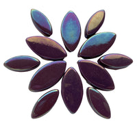 Mosaiksteinen Elipsenform Perle Glas Trauben