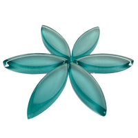 Medium Petals Bright Aqua