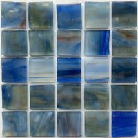 Glacier Tiffany Glass Mosaic 20mm Tide Blue