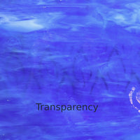 Glasplaat Diepblauw Water Mistig