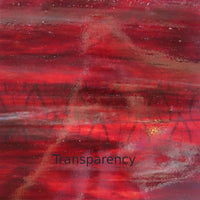 Glass Plate Burgundy Mist