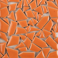 Mini Keramik-Puzzles orange