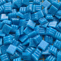 Glasmozaiek 10mm Diepzee Turkoois (los)