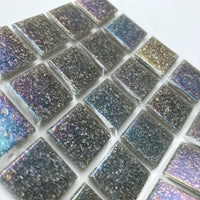 Iridescent Glass Mosaic 20mm Spume