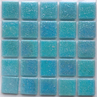 Iridescent Glass Mosaic 20mm Coastal