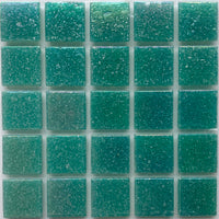 Iridescent Glass Mosaic 20mm Seaside