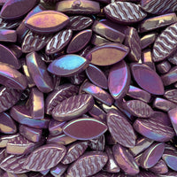 Mosaiksteinen Elipsenform Perle Glas Trauben