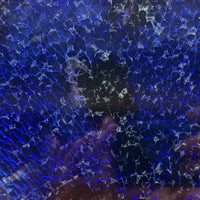 Safety Glas Blau-Silber