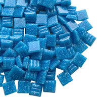 Verre Mosaique - glass mosaic -Glasmosaik-glasmozaïek-Glasmozaiek 10mm Diepzee Turkoois - mosaicshop