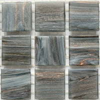 Verre Mosaique - glass mosaic -Glasmosaik-glasmozaïek-Glasmozaiek met Goud Dooradert 20mm Nachtnevel - mosaicshop