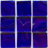 Verre Mosaique - glass mosaic -Glasmosaik-glasmozaïek-Glasmozaiek Tiffany Glacier 20mm Inkt - mosaicshop
