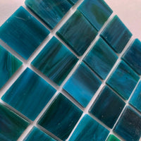 Verre Mosaique - glass mosaic -Glasmosaik-glasmozaïek-Glasmozaiek Tiffany Glacier 20mm Waverider - mosaicshop