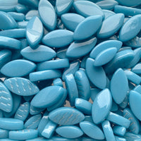 Verre Mosaique - glass mosaic -Glasmosaik-glasmozaïek-Ottoman Bloemblaadjes Blauw Meer - mosaicshop