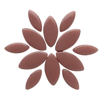 Verre Mosaique - glass mosaic -Glasmosaik-glasmozaïek-Ottoman Bloemblaadjes Donkerroze - mosaicshop