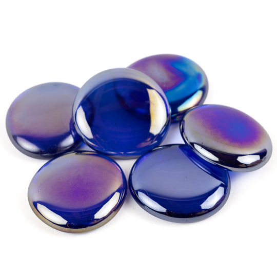 Glasnuggets XL 30-36mm Diamant Blau
