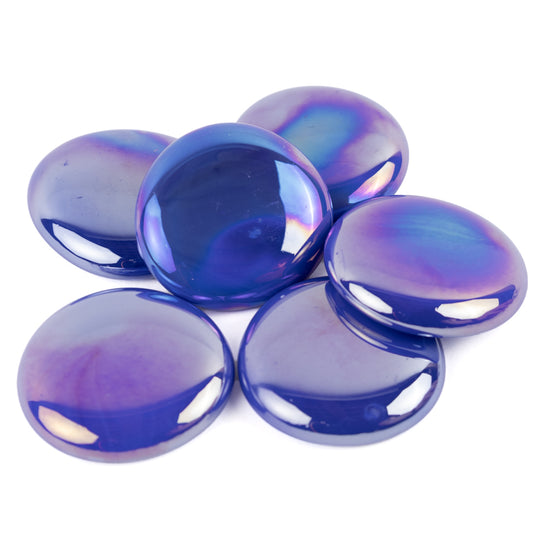 Glasnuggets XL 30-36mm Opal-Blau