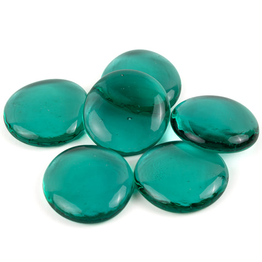 Glasnuggets XL 30-36mm  Kristallcyan