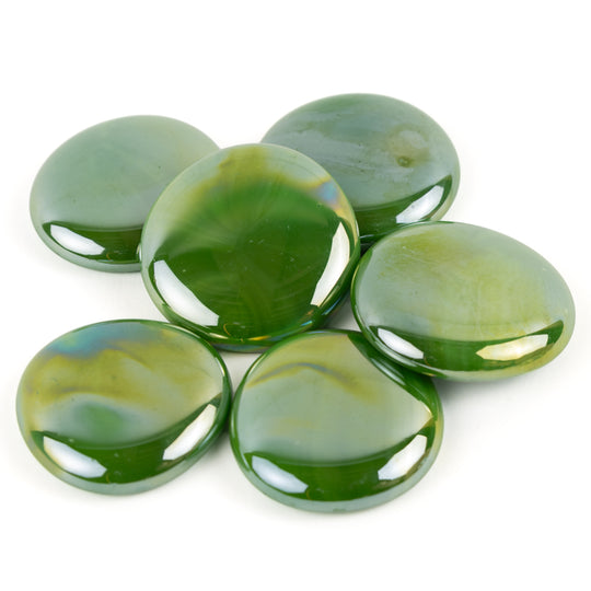 Glasnuggets XL 30-36mm Opal-Grün