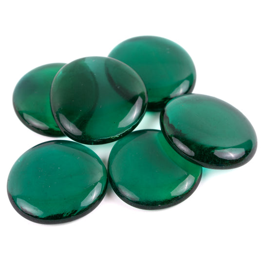 Glasnuggets XL 30-36mm   Kristallsmaragd