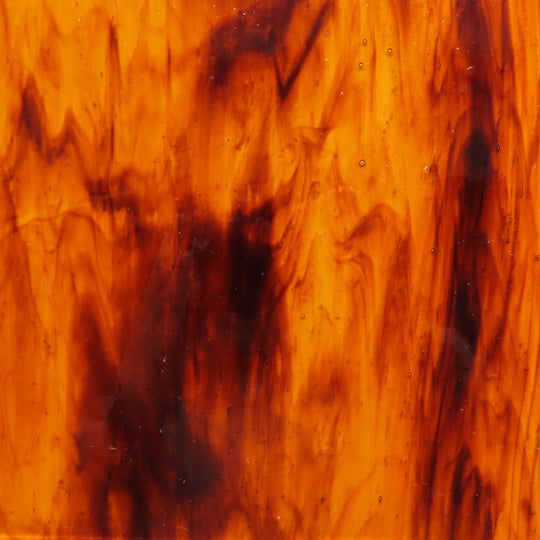 Glasplaat Half Bruin Wazig