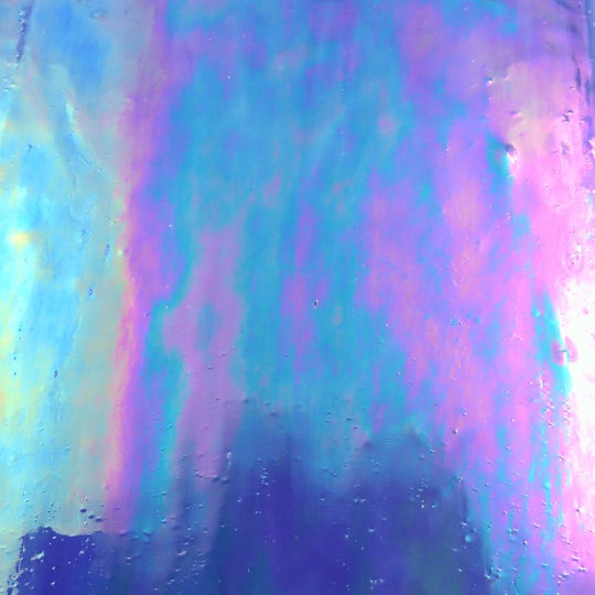 Glasplaat Intense Blauw Iriserend