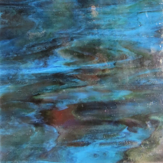 Glasplaat Indigo Regenboog