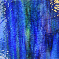 Glass Plate Navy Gentle Waves