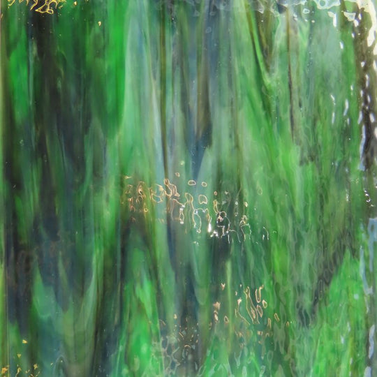 Glasplaat Groen Golvend