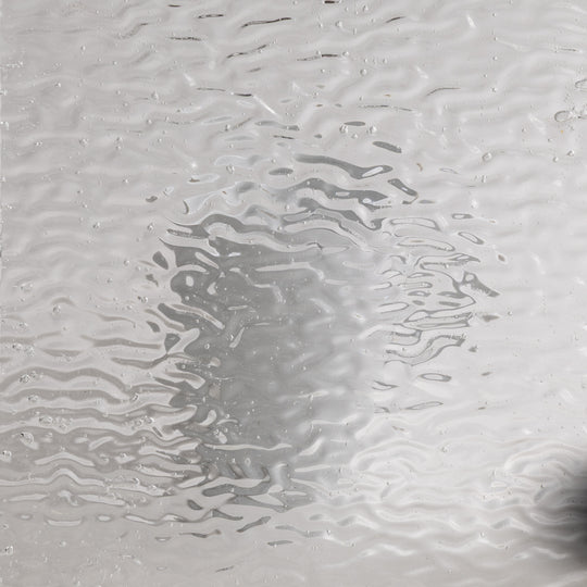 Glass Plate Crystal Clear Wavy