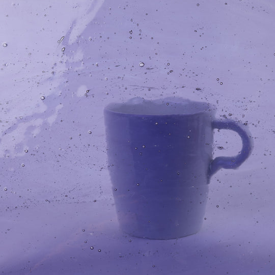 Glasplatte Hellviolett