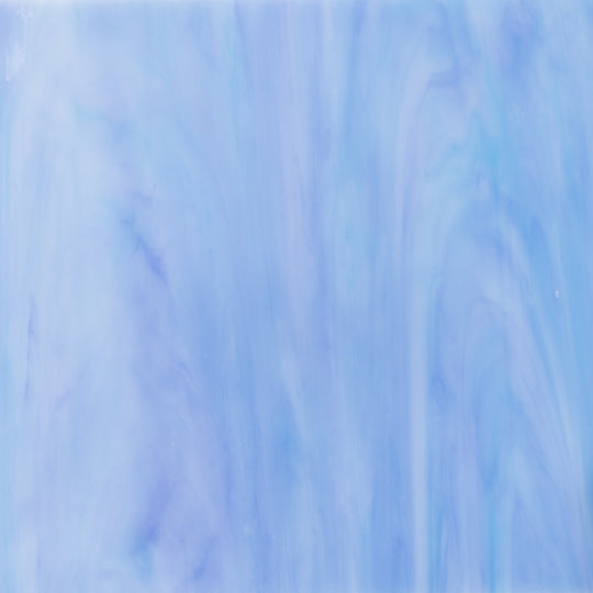 Glass Plate Soft Blue Opal