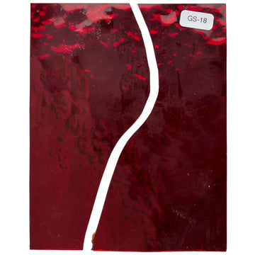 Coloured Mirror Dark Red (broken)