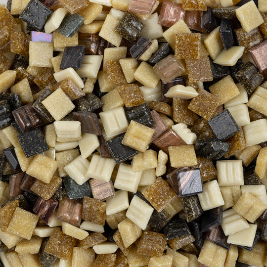 Glass Mosaic Herbs Mix 10mm