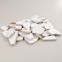 Keramik Mosaik Puzzle  Weiß