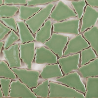 Keramik Mosaik Puzzle  Weiß