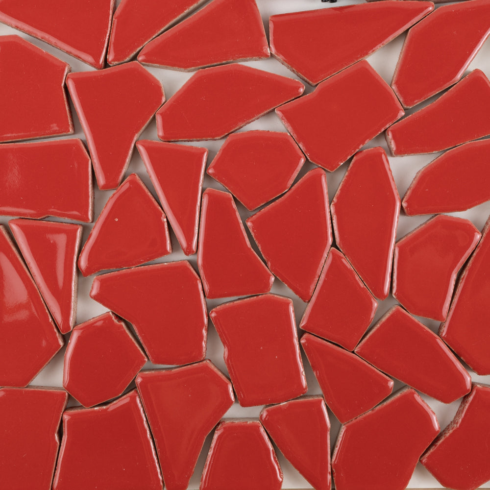 Keramik Mosaik Puzzle  Weiß