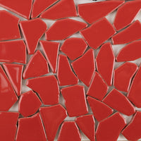 Keramik Mosaik Puzzle  Weiß