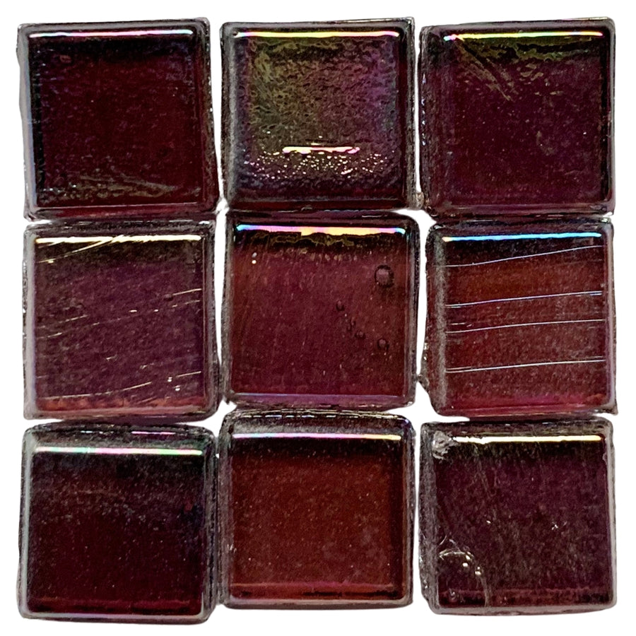 Mosaico de Vidrio Transparente 10mm Purpurita